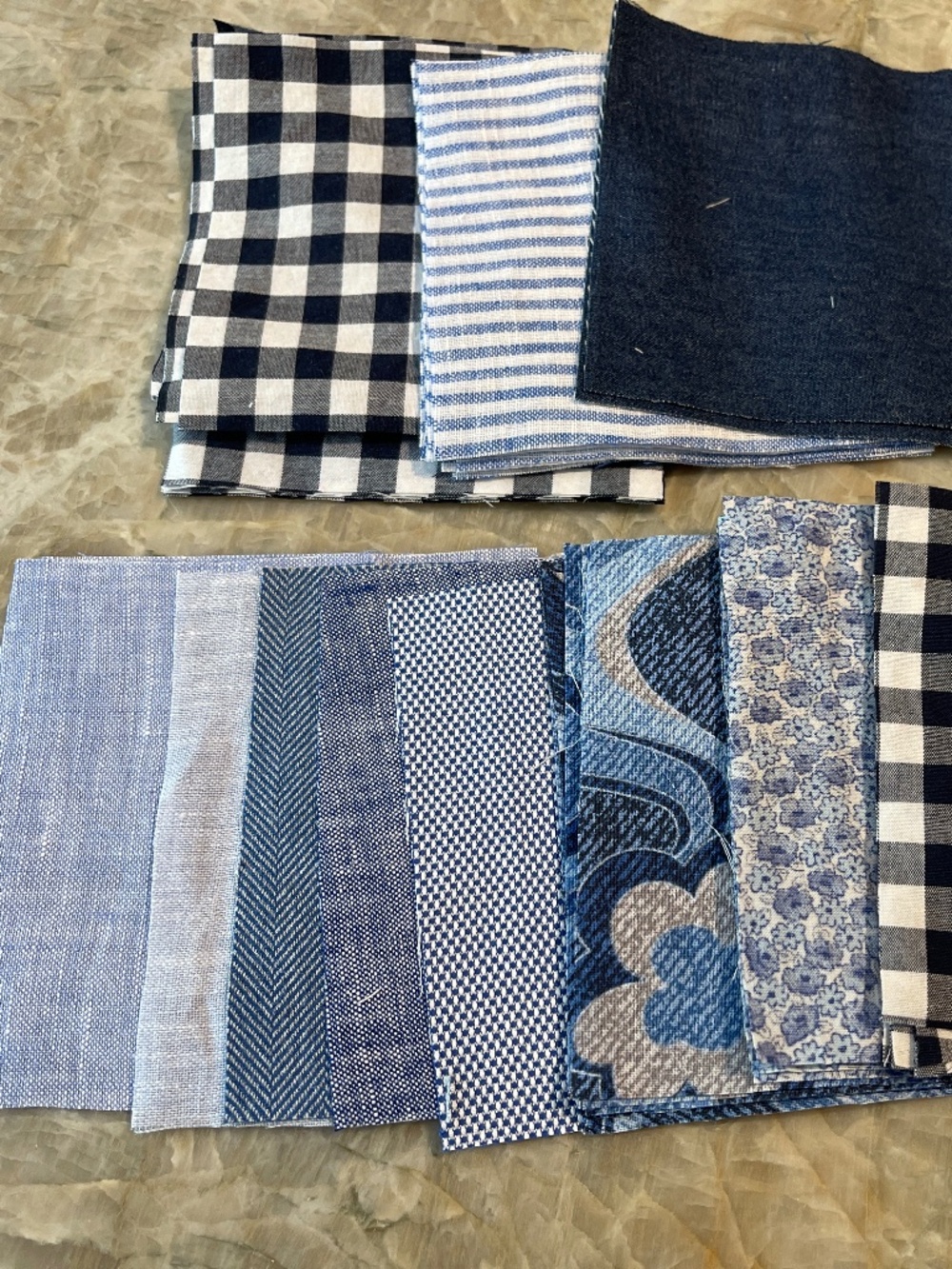 50 Precut 5" Quilt Squares Assorted Fabric Charm Pack